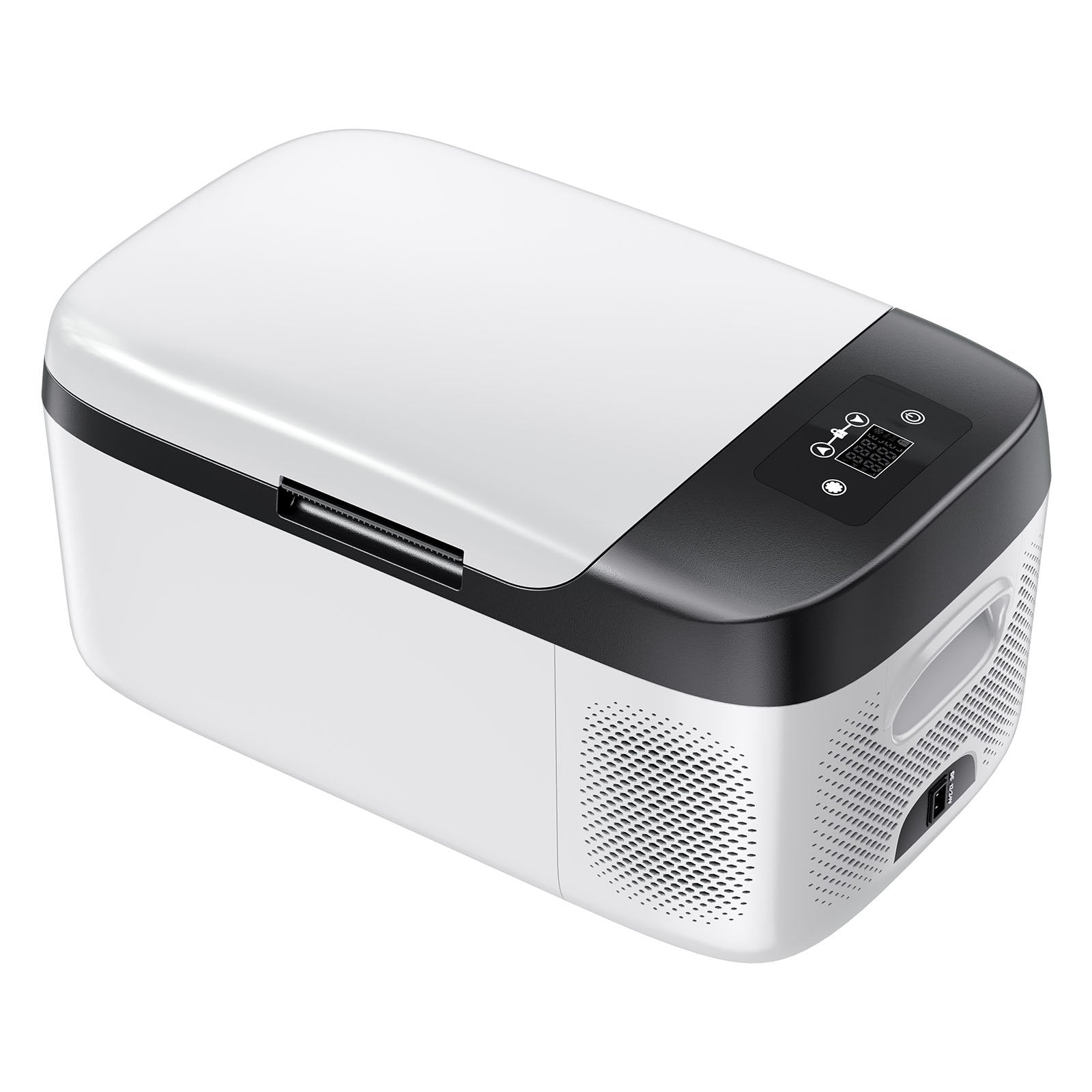 VEVOR Car Refrigerator, DC 12/24V AC100-240V Compressor Electric Cooler, -20°C to 20°C Car Fridge with APP Control, 15L Cars Freezer for RVs, Campsites, Boats, Camping, Fishing, 60W Portable Freezer