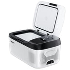 VEVOR Car Refrigerator, DC 12/24V AC100-240V Compressor Electric Cooler, -20°C to 20°C Car Fridge with APP Control, 15L Cars Freezer for RVs, Campsites, Boats, Camping, Fishing, 60W Portable Freezer