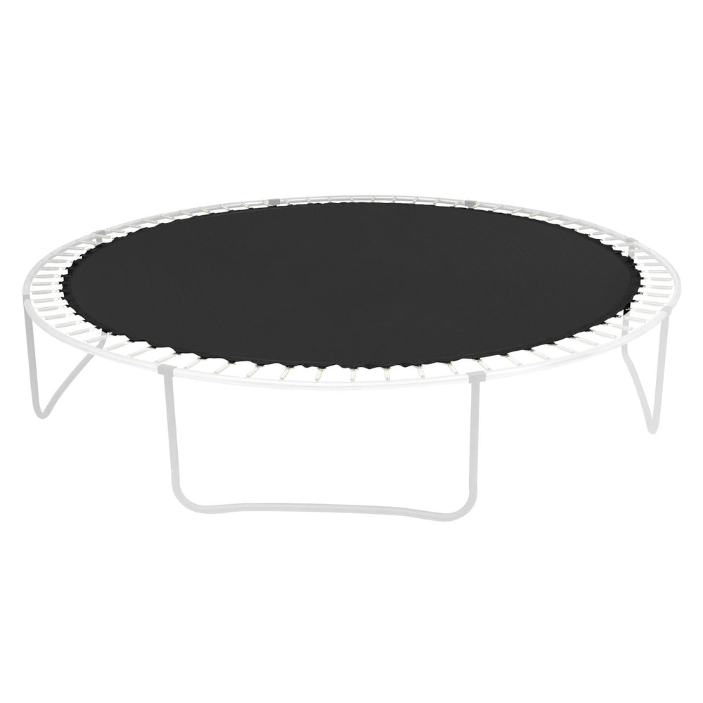 VEVOR Replacement Trampoline Mat, Jumping Mat Fits 14ft Frame, Universal Jumping Mat for 14ft Round Trampoline, Reinforce UV-Resistant Mat with Spring Tool & Durable V-Rings, Fit 5.5" Spring Length