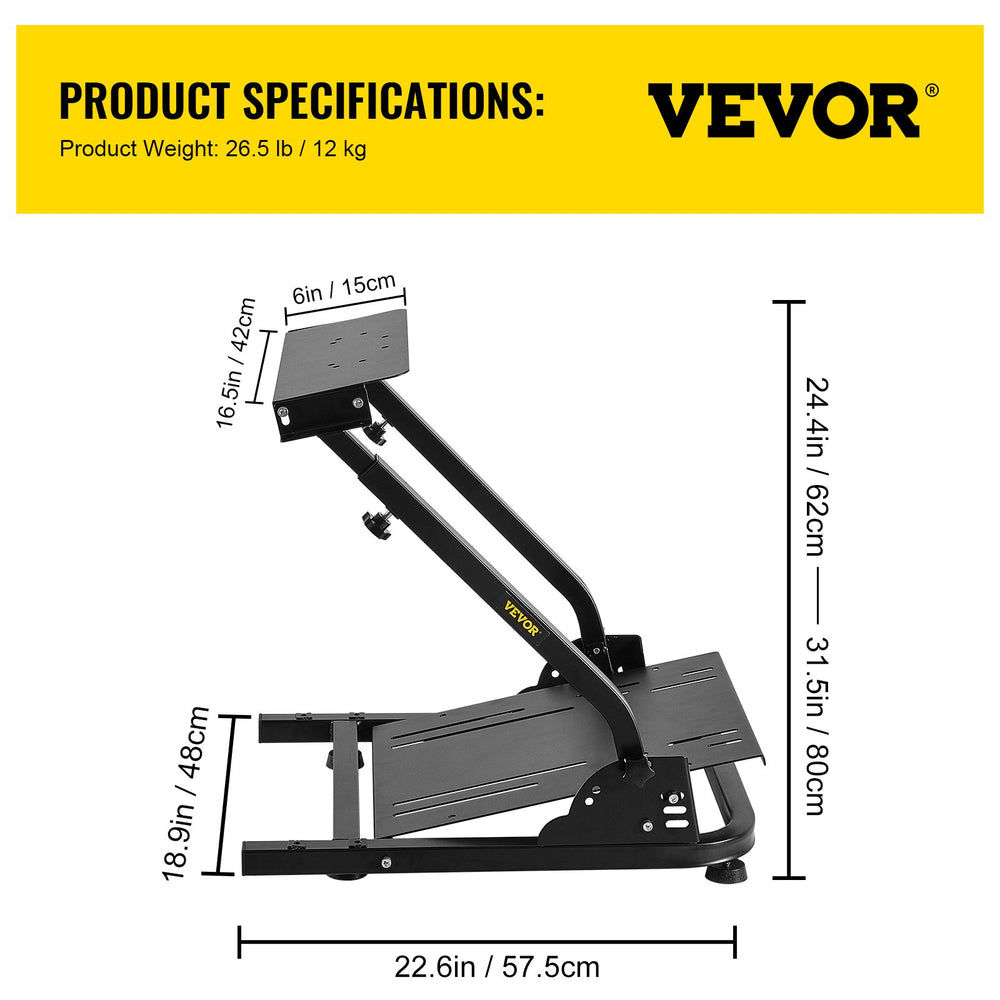 VEVOR Steering wheel bracket g920, steering stroke bracket, pro gear lever bracket, Logitech G27 / G25 game steering wheel bracket, g29 thrust handle, steering wheel bracket excluding wheel pedal