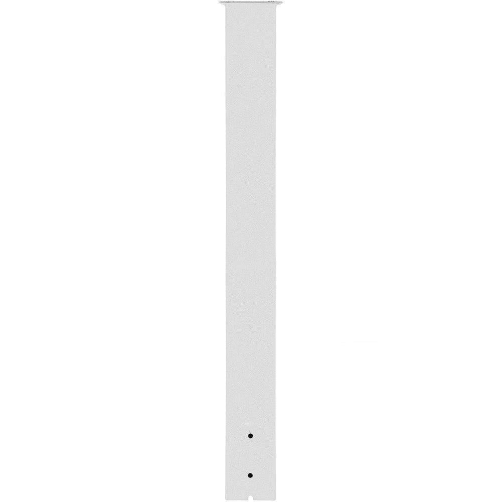 VEVOR Mailbox Post, 43\" High Mailbox Stand, White Powder-Coated Mail Box Post Kit, Q235 Steel Post Stand Surface Mount Post for Sidewalk and Street Curbside, Universal Mail Post for Outdoor Mailbox