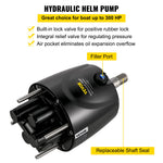 VEVOR Hydraulic Boat Steering Kit 300HP, Hydraulic Steering Kit Helm Pump, Hydraulic Outboard Steering Kit with 20 Feet Hydraulic Steering Hose for Boat Steering System