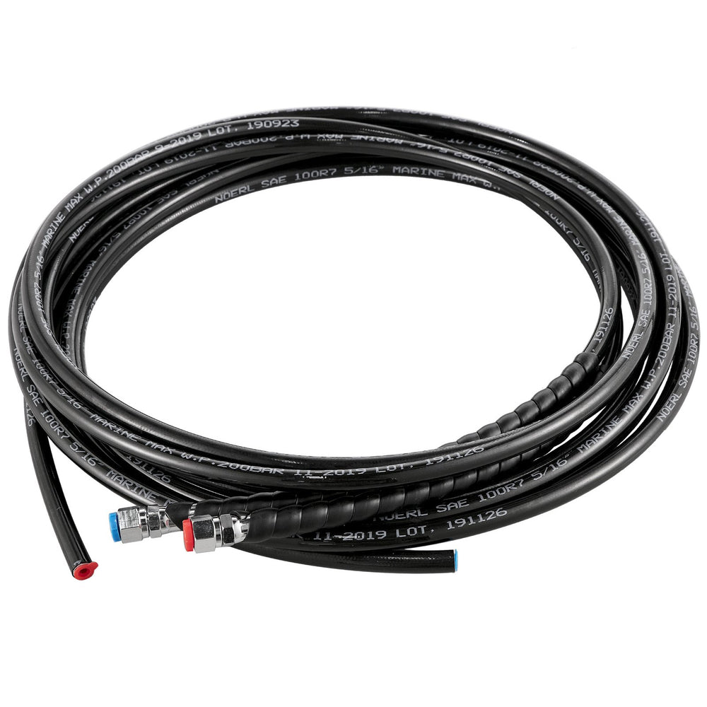 VEVOR Hydraulic Boat Steering Kit 300HP, Hydraulic Steering Kit Helm Pump, Hydraulic Outboard Steering Kit with 20 Feet Hydraulic Steering Hose for Boat Steering System