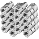 VEVOR Skid Steer Hydraulic Quick Connect 1/2\" Body Hydraulic Coupler 1/2\" NPT Hydraulic Coupling Quick Connect 8 Pairs Hydraulic Quick Coupler 27.6 MPa (ISO 16028) (8 Pairs)