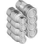 VEVOR 3/4NPT Hydraulic Quick Connect 3/4body Hydraulic Coupler 20.7MPa Hydraulic Coupling Quick Connect 106L/min Hydraulic Quick Coupler (ISO 16028)
