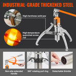 VEVOR Hydraulic Gear Puller, 15 Ton Max Capacity Wheel Bearing Pulling Separator, 2 or 3 Jaws Puller, Vertically and Horizontally, 30.5cm Jaw Hydraulic Puller with Case for Pulling Hubs