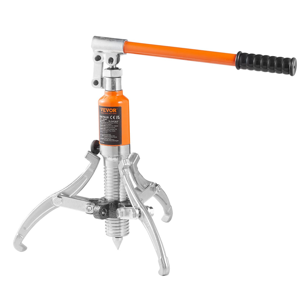 VEVOR Hydraulic Gear Puller, 5 Ton Max Capacity Wheel Bearing Pulling Separator, 2 or 3 Jaws Puller, Vertically and Horizontally, 20.32 cm Jaw Hydraulic Puller with Case for Pulling Hubs
