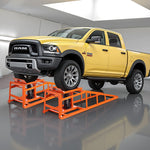 VEVOR Hydraulic Car Ramps, 2 PCS 5T 11000 lbs, 270-360 mm Lift Height, Heavy Duty Hydraulic Vehicle Ramps, Portable Car Lifts for Home Garage Maintenance and Oil Changes, Truck Vehicle Auto Repair