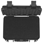 VEVOR Hard Pistol Cases with Pre-cut PU Foam, Waterproof & Dustproof Hard Gun Case for 1 Pistol, 12.59×9.01×4.4 in Lockable Pistol Case, Black