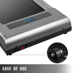 VEVOR Under Desk Treadmills Working Treadmills For Running, Led Treadmill For Home Running Machine With Remote Control, 1-6.0km/h Speed Portable Slim Treadmill  Indoor Exercise(Gray,No Handrail)