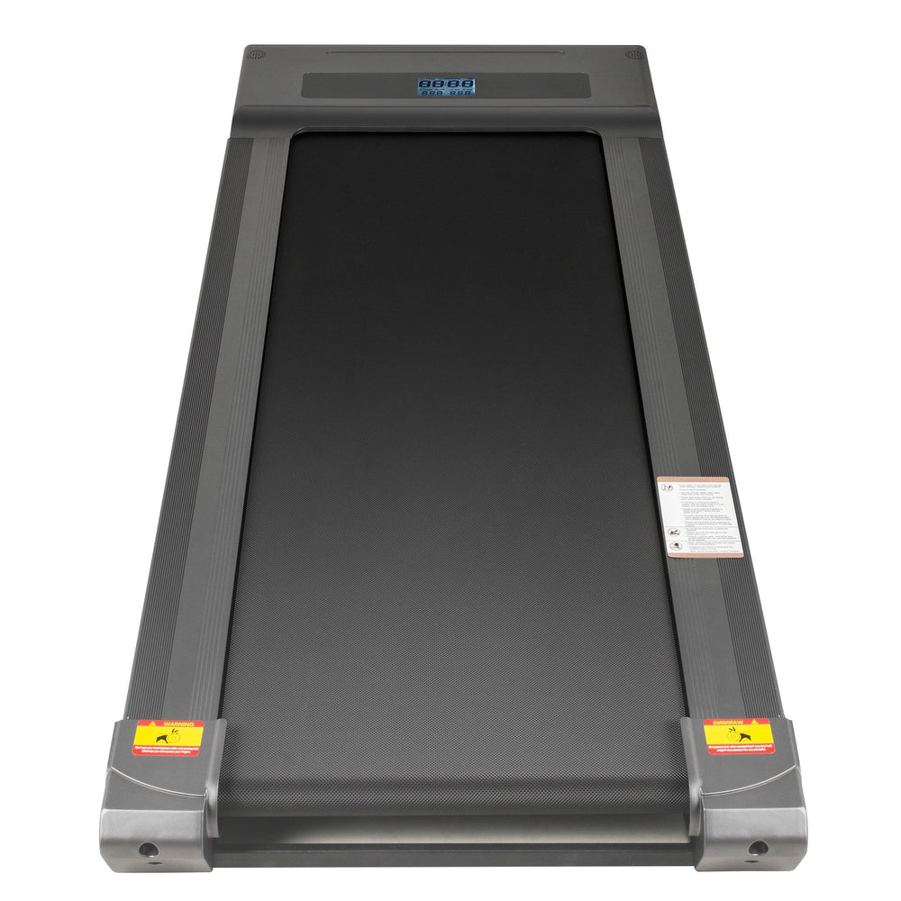 VEVOR Under Desk Treadmills Working Treadmills For Running, Led Treadmill For Home Running Machine With Remote Control, 1-6.0km/h Speed Portable Slim Treadmill  Indoor Exercise(Gray,No Handrail)