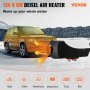 VEVOR 12V Diesel Parking Heater, 5-8KW Diesel Air Heater, Diesel Air Heater, Air Parking Heater, Air Diesel Heater, Parking Heater for Car RV Boat Truck Camper Bus