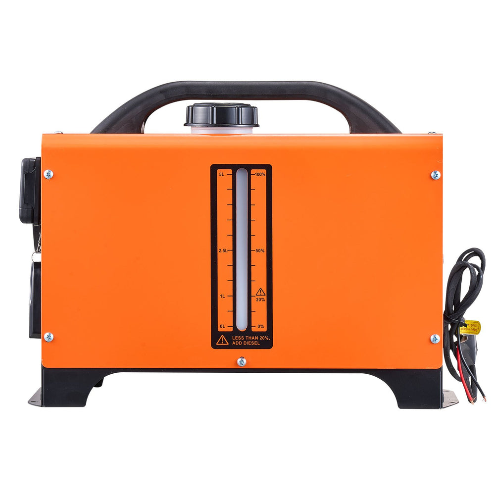 VEVOR Diesel Air Heater, 8 kW DC12-24V, Fast Heating Diesel Heater with Remote Control and Square Color Digital Display, Low Noise, Voice Announcement