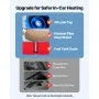 VEVOR Diesel Air Heater, 12-24V 5-8KW, Fast Heating Diesel Parking Heater with Remote Control and Black LCD Switch, Low Noise, Pre-Heating Function, for RV, Truck, Camper, Van, Boat and Trailer
