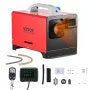 VEVOR Diesel Air Heater, 12-24V 5-8KW, Fast Heating Diesel Parking Heater with Remote Control and Black LCD Switch, Low Noise, Pre-Heating Function, for RV, Truck, Camper, Van, Boat and Trailer