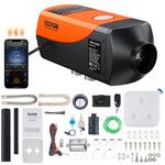 VEVOR Bluetooth App Control Diesel Air Heater, 12V 2KW Diesel Heater with Automatic Altitude Adjustment, Remote Control and LCD, Diesel Parking Heater for RV Trailer Camper Van Boat
