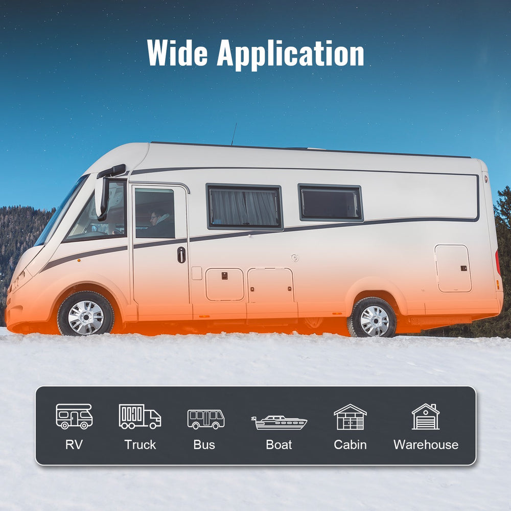 VEVOR Diesel Air Heater 12V 5-8KW LCD Display Remote Control for Car Bus RV