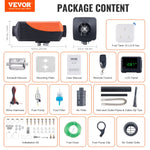 VEVOR Diesel Air Heater 12V 5-8KW LCD Display Remote Control for Car Bus RV