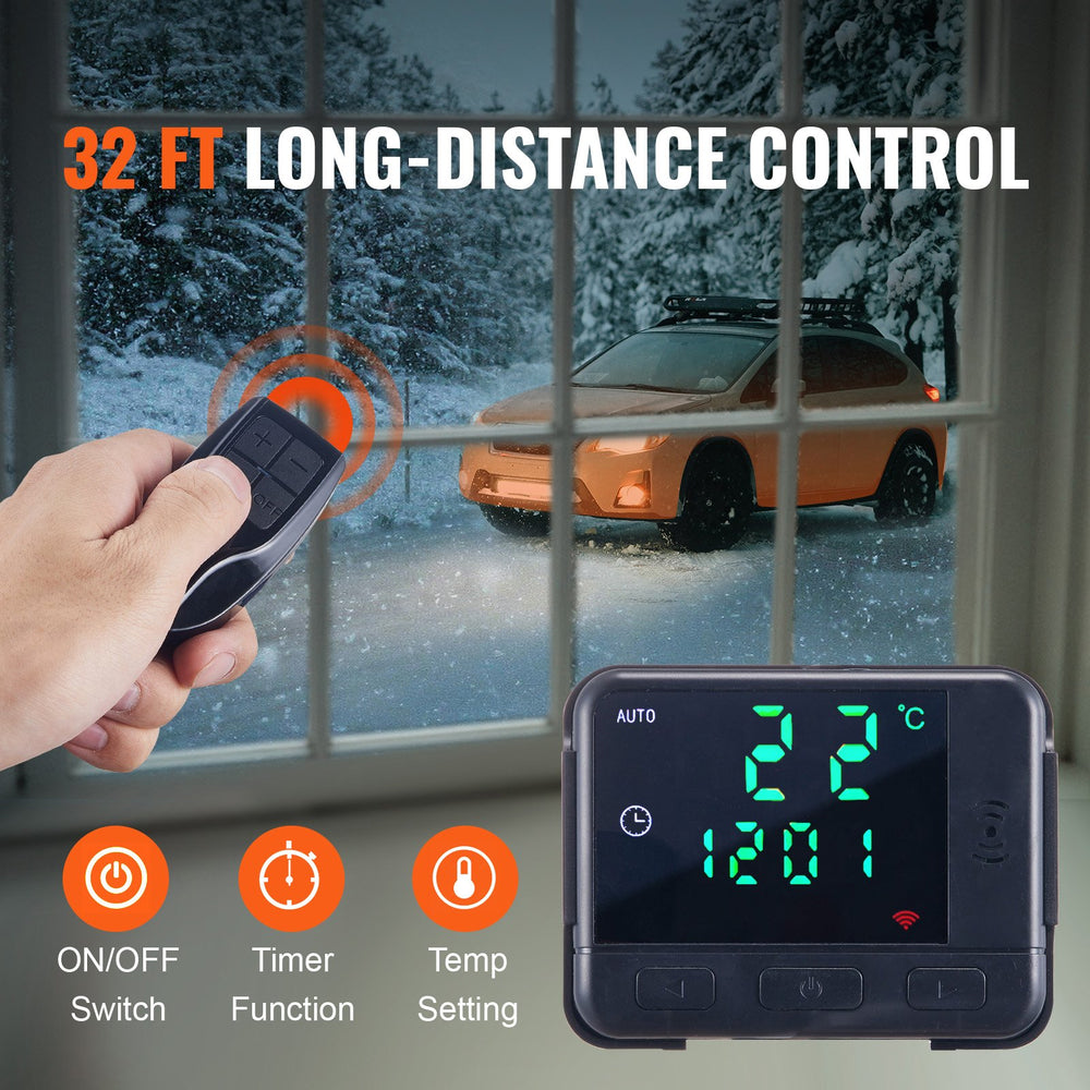 VEVOR Diesel Air Heater All-in-one 12V 5-8KW LCD Remote Control for Car RV