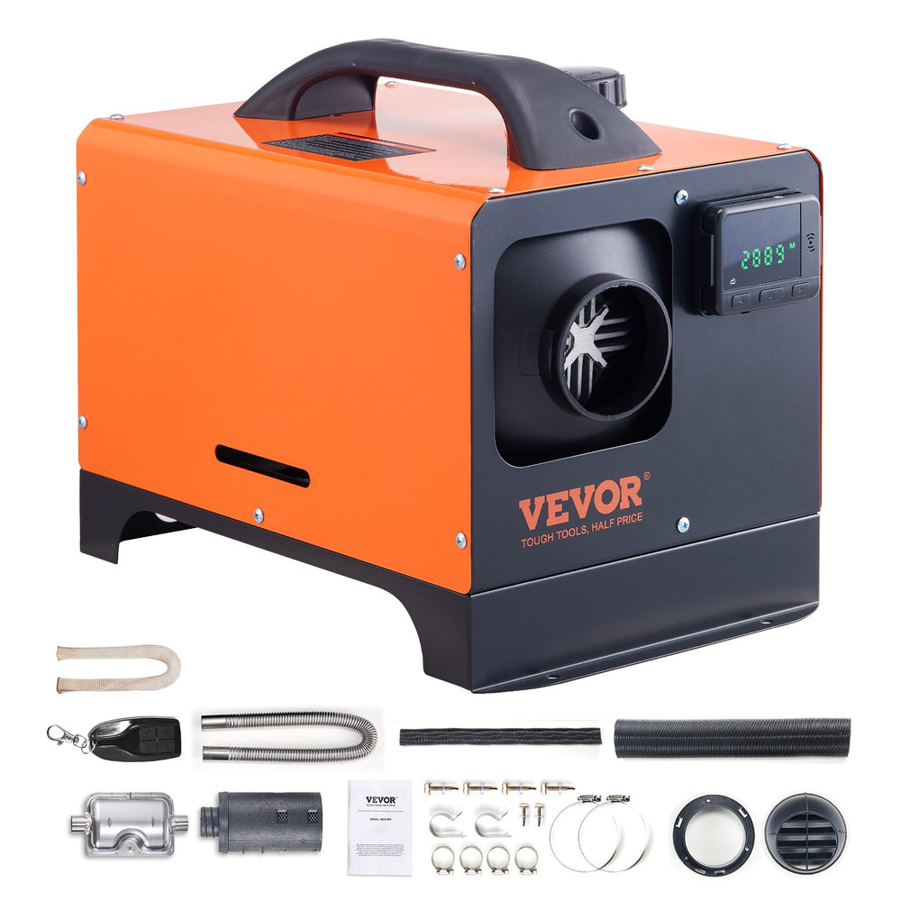 VEVOR Diesel Air Heater All-in-one 12V 5-8KW LCD Remote Control for Car RV