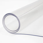 VEVOR Thick Table Cover 96x 42 Inch Thick Clear Table Protector Clear PVC Tablecloth Table Top Protector 2mm Thick Table Cover Rectangular Table Pads for Dining Room Table Desk