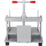 VEVOR Manual Paper Press Machine, 12x8.6 inch for A4 Sized Papers Flatting Machine, 10cm Thickness Steel Frame Manual Flat Paper Press Machine, Papermaking Book Press