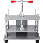 VEVOR Manual Paper Press Machine, 12x8.6 inch for A4 Sized Papers Flatting Machine, 10cm Thickness Steel Frame Manual Flat Paper Press Machine, Papermaking Book Press