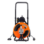 VEVOR Drain Cleaner Machine Electric Drain Auger 3048 x 1.3 cm Auto Feed