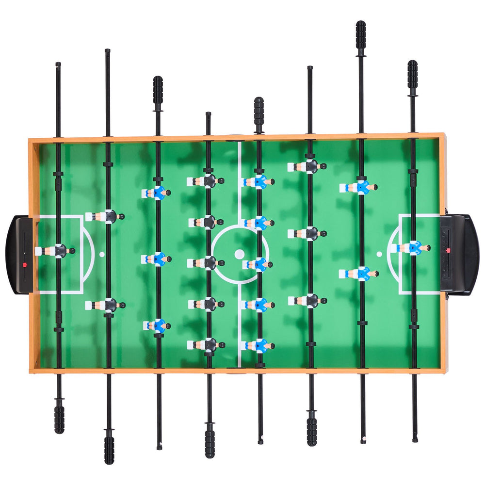 VEVOR Folding Foosball Table, 106 cm Standard Size Table, Indoor Full Size Foosball Tables for Home, Family, and Game Room, Durable Soccer Set, Includes 2 Balls