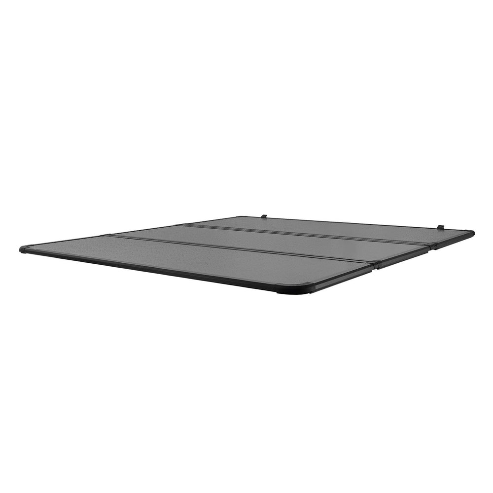 VEVOR Tri-Fold Truck Bed Tonneau Cover, Compatible with 2016-2023 Toyota Tacoma, 5' (60.5") Bed, Only Fit 5.0' x 4.6' (60.5" x 55.0") Inside Bed, 400 lbs Load Capacity, LED Light, Quick Folding, Black