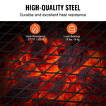 VEVOR Folding Campfire Grill Portable Camping Fire Pit Steel Outdoor BBQ Picnic