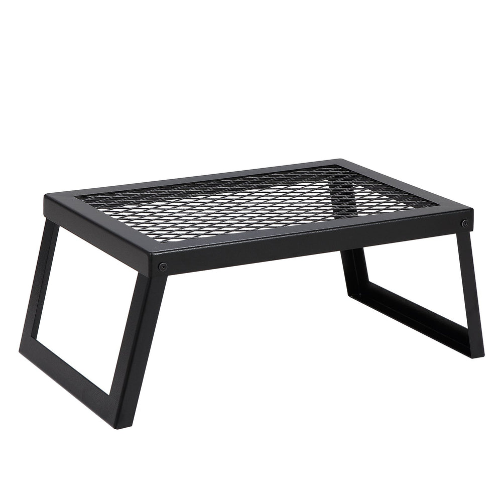 VEVOR Folding Campfire Grill Portable Camping Fire Pit Steel Outdoor BBQ Picnic