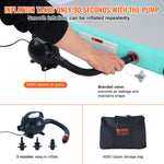 VEVOR 4 m Air Track Inflatable Training Tumbling Gymnastics Gym Mat with Pump