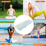 VEVOR 4 m Air Track Inflatable Training Tumbling Gymnastics Gym Mat with Pump
