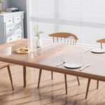 VEVOR Clear Table Cover Protector, 36" x 72" Table Cover, 1.5 mm Thick PVC Plastic Tablecloth, Waterproof Desktop Protector for Writing Desk, Coffee Table, Dining Room Table