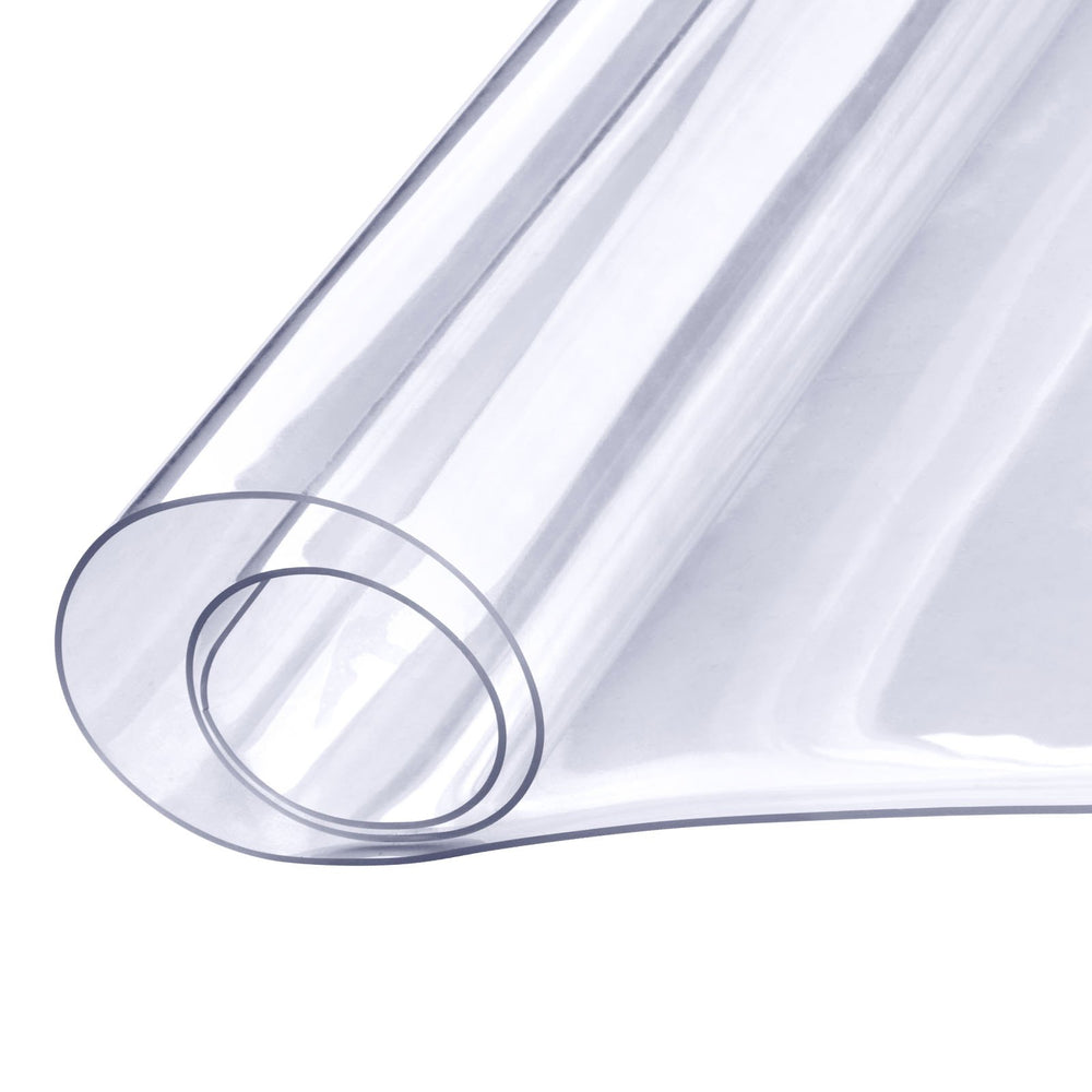 VEVOR Clear Table Cover Protector, 36" x 72" Table Cover, 1.5 mm Thick PVC Plastic Tablecloth, Waterproof Desktop Protector for Writing Desk, Coffee Table, Dining Room Table