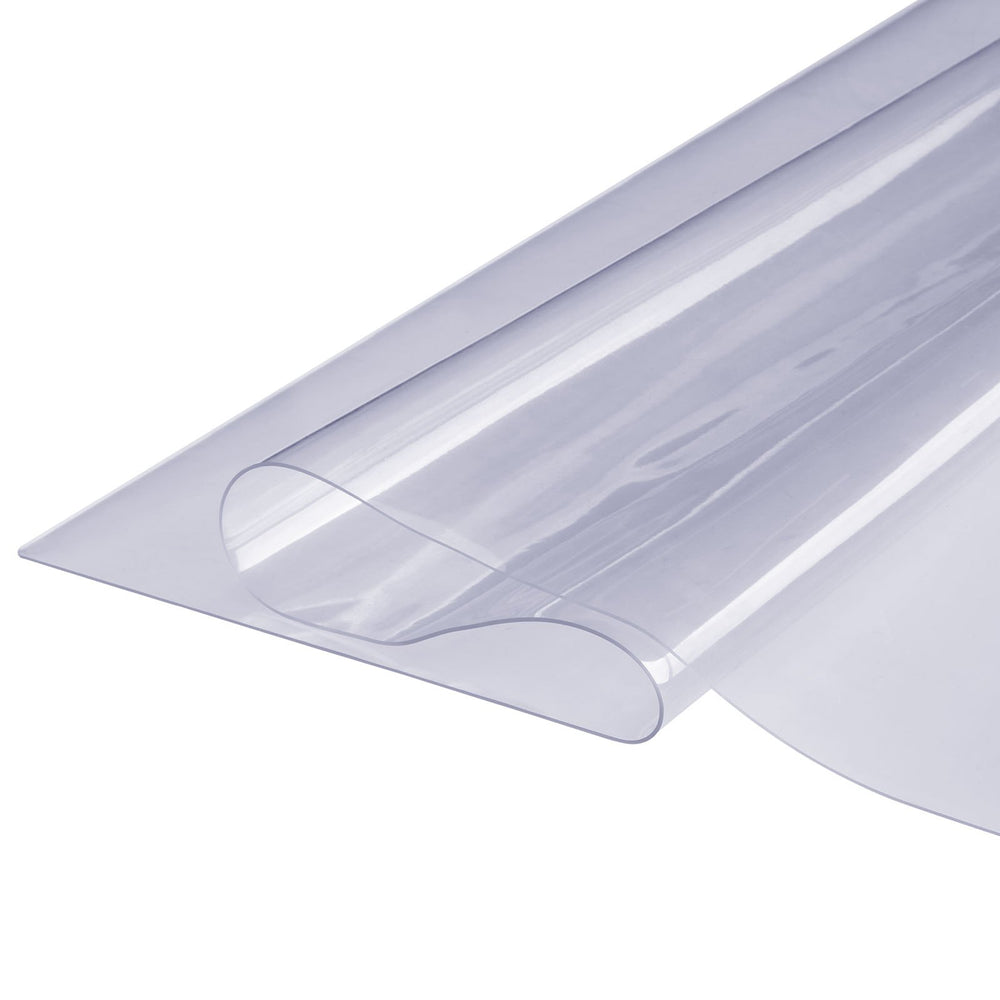 VEVOR Clear Table Cover Protector, 36" x 72" Table Cover, 1.5 mm Thick PVC Plastic Tablecloth, Waterproof Desktop Protector for Writing Desk, Coffee Table, Dining Room Table
