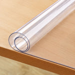 VEVOR Clear Table Cover Protector, 36" x 72" Table Cover, 1.5 mm Thick PVC Plastic Tablecloth, Waterproof Desktop Protector for Writing Desk, Coffee Table, Dining Room Table