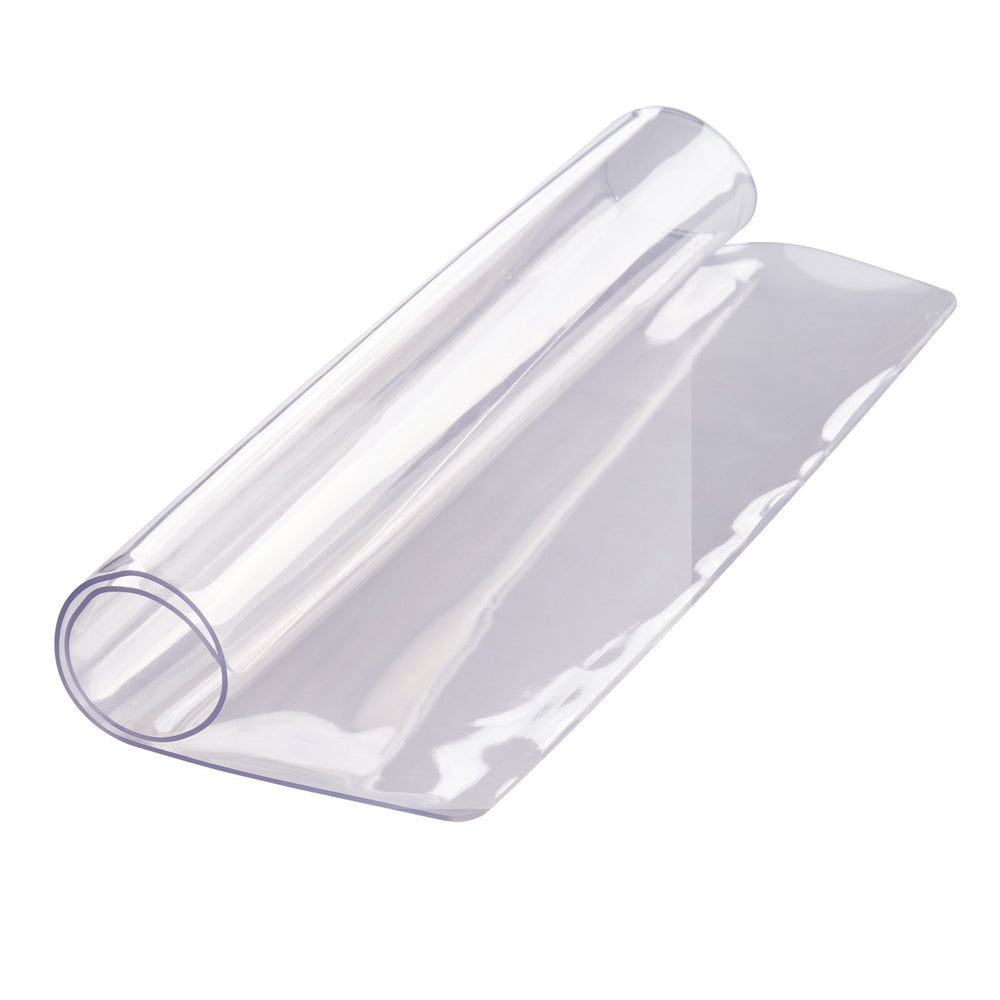 VEVOR Clear Table Cover Protector, 12" x12"/305 x 305 mm Table Cover, 1.5 mm Thick PVC Plastic Tablecloth, Waterproof Desktop Protector for Writing Desk, Coffee Table, Dining Room Table
