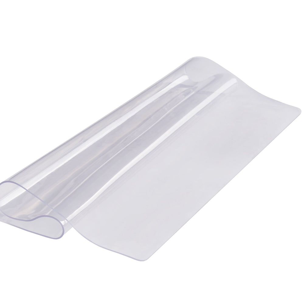 VEVOR Clear Table Cover Protector, 12" x12"/305 x 305 mm Table Cover, 1.5 mm Thick PVC Plastic Tablecloth, Waterproof Desktop Protector for Writing Desk, Coffee Table, Dining Room Table