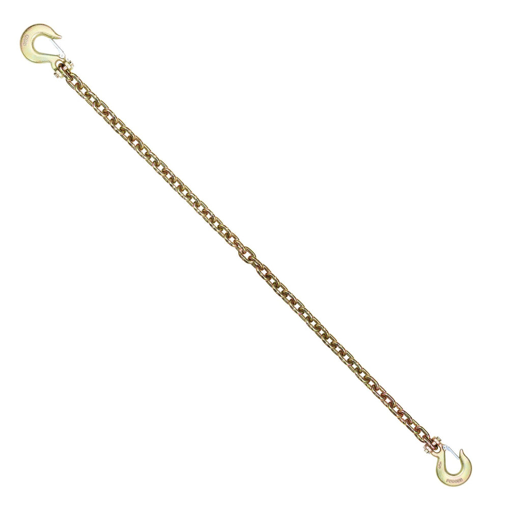 VEVOR Binder Chain G80 Tie Down Tow Chain with Hooks 9.5mm x 313.9cm 2 Pack 3220.5 kg