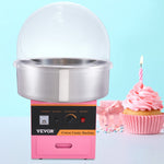 VEVOR Commercial Cotton Candy Machine with Cover Sugar Floss Maker 1000W Party