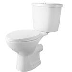 VEVOR Macerating Toilet System with Powerful 800W Macerator Pump, Rear Discharge and Upflush Toilet For Basement, Dual Flush Water Disposal, Macerating Toilet System Kit with 4-Inlet, Space Saving