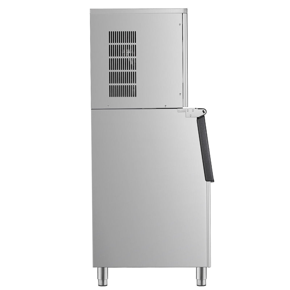 VEVOR Commercial Ice Maker Machine, 360LBS/24H Ice Making Machine with 250LBS Large Storage Bin, Auto Self-Cleaning Ice Maker Machine with Touchscreen for Bar Cafe Restaurant Business Commercial