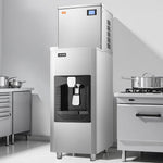 VEVOR Commercial Ice Maker, 400 Lbs/Day Ice Maker Machine, 180 Lbs Large Ice Storage Bin with 20 Lbs/Min Automatic Ice Dispensing, Self-Cleaning Ice Machine with Touchscreen for Bar, Cafe, Restaurant