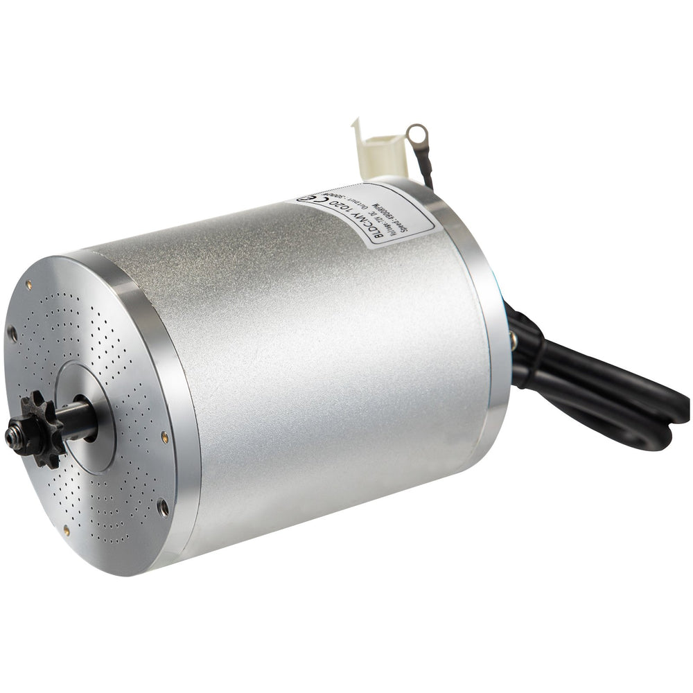 VEVOR 72V 3000W Brushless Motor Go Kart, 4900 RPM Brushless DC Motor with Speed Controller
