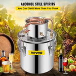 VEVOR Still Distillery Kit 20.8 L Essential Oil Distilling Kit w/ Water Pump