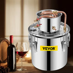 VEVOR Still Distillery Kit 20.8 L Essential Oil Distilling Kit w/ Water Pump