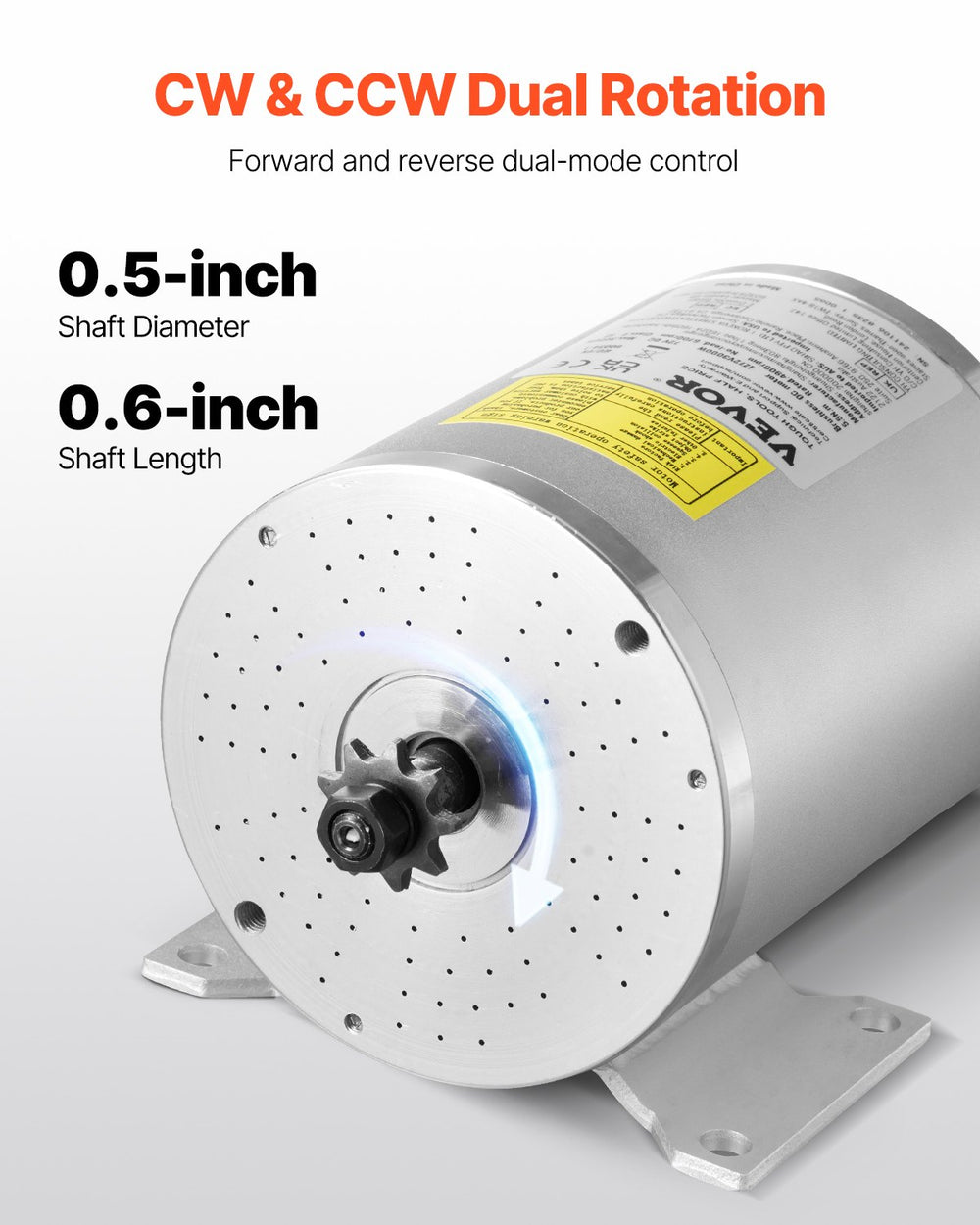 VEVOR 3000W Electric Brushless DC Motor Kit - 72V 4900rpm Motor with Upgraded Speed Controller and Throttle Grip Kit for Go Karts E-Bike Motorcycle Scooter DIY