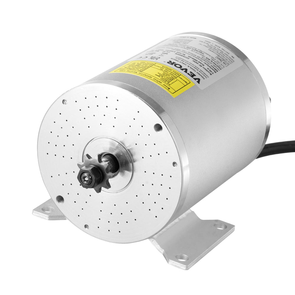 VEVOR 3000W Electric Brushless DC Motor Kit - 72V 4900rpm Motor with Upgraded Speed Controller and Throttle Grip Kit for Go Karts E-Bike Motorcycle Scooter DIY
